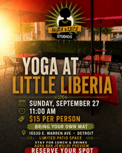 Load image into Gallery viewer, Yoga at Little Liberia
